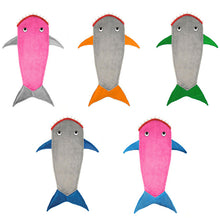 Load image into Gallery viewer, Children / Kids Mermaid Blanket Sleeping Sack Sofa Bed Throw For Boys/Girls Double layer Soft Fleece Shark Mermaid Tail Blanket