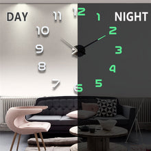 Load image into Gallery viewer, 2020 New Wall Clocks 3D DIY Clock Acrylic Mirror Stickers Home Decoration Living Room Quartz Needle Self Adhesive