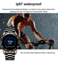 Load image into Gallery viewer, LIGE New Smart Watch Men IP67 Waterproof  Heart Rate Fitness Tracker Pedometer For Android ios Steel Band Sports Men smart watch