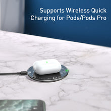 Load image into Gallery viewer, Baseus 15W Fast Wireless Charger For iPhone 11 X Xs Max For Airpods Visible Qi Wireless Charging Pad For Samsung S10 S9 Note 10