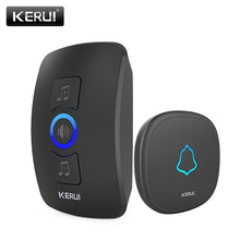 Load image into Gallery viewer, KERUI M525 Home Security Welcome Wireless Doorbell Smart Chimes Doorbell Alarm LED light 32 Songs with Waterproof Touch Button