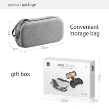 Load image into Gallery viewer, XKJ 2020 New Mini Drone 4K 1080P HD Camera WiFi Fpv Air Pressure Altitude Hold Black And Gray Foldable Quadcopter RC Drone Toy