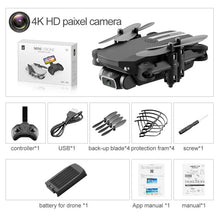 Load image into Gallery viewer, XKJ 2020 New Mini Drone 4K 1080P HD Camera WiFi Fpv Air Pressure Altitude Hold Black And Gray Foldable Quadcopter RC Drone Toy
