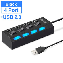 Load image into Gallery viewer, USB 3.0 HUB USB HUB 2.0 Multi USB Splitter USB 3 Hab Use Power Adapter Hub USB 3.0 4/7 Port Expander PC Computer Accessories