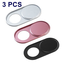 Load image into Gallery viewer, Tongdaytech WebCam Cover Shutter Magnet Slider Metal Ultra Thin Camera Cover For Web Cam Phone PC Laptop Lens Privacy Sticker