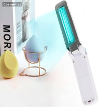 Load image into Gallery viewer, Portable UV Steriliser Ultraviolet UVC Disinfection lamp Foldable UV Germicidal light Sanitiser USB Travel Lamp