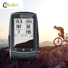 Load image into Gallery viewer, Meilan M1 Bike GPS Bicycle Computer GPS Navigation BLE4.0 Speedometer Connect with Cadence/HR Monitor/Power meter (not include)