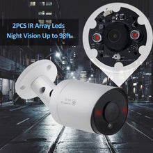Load image into Gallery viewer, Unilook 8MP 4K IP Camera POE Outdoor Waterproof Audio CCTV Bullet Camera SD Card Slot Motion Detection ONVIF For PoE NVR 48V