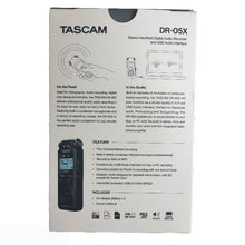 Load image into Gallery viewer, New version TASCAM DR05X DR-05X handheld professional portable digital voice recorder MP3 recording Pen USB audio interface