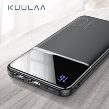 Load image into Gallery viewer, KUULAA Power Bank 10,000mAh Portable Charging PowerBank USB PoverBank External Battery Charger mobile phones Apple Samsung and others 9 8 iPhone