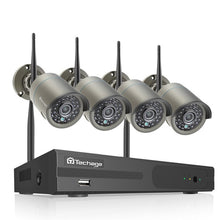 Load image into Gallery viewer, 4CH  8CH 1080P Wireless NVR Kit CCTV System 2MP WiFi Audio Record IP Camera IR Outdoor Video Security Surveillance Set 1TB HDD