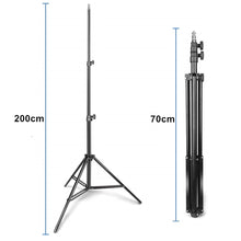 Load image into Gallery viewer, Selfie Ring Light Led Ring Lamp With Tripod With Lamp Photography Light USB With Phone Holder 2M Tripod Stand For Makeup Youtube