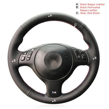 Load image into Gallery viewer, Auto Braid On The Steering Wheel Cover for BMW E46 E39 330i 540i 525i 530i 330Ci M3 2001-2003 Interior Car Steering Wheel Covers