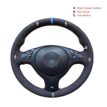 Load image into Gallery viewer, Auto Braid On The Steering Wheel Cover for BMW E46 E39 330i 540i 525i 530i 330Ci M3 2001-2003 Interior Car Steering Wheel Covers