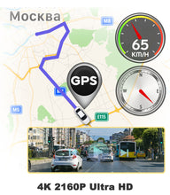Load image into Gallery viewer, OBDPEAK M63s 4K Dash Cam Gesture Photo WiFi Car Camera Dashcam 3840*2160P 30FPS Ultra HD DVR Video Recorder GPS Tracker Dashcam