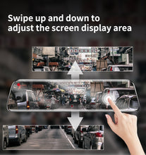 Load image into Gallery viewer, 12-inch RearView Mirror Car Dvr Camera Dashcam GPS FHD Dual 1080P Lens Driving Video Recorder Dash Cam with BONUS 32G Card