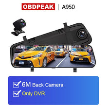 Load image into Gallery viewer, 4G Car DVR 10" Android 8.1 Stream RearView Mirror FHD 1080P ADAS Dash Cam Camera Video Recorder Auto Registrar Dashcam GPS DVRS