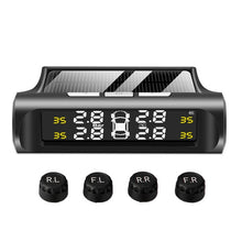 Load image into Gallery viewer, GERUIOU Tyre Pressure Monitoring System Solar Power Car External Tyre Sensor Digital LCD Display