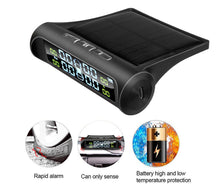 Load image into Gallery viewer, GERUIOU Tyre Pressure Monitoring System Solar Power Car External Tyre Sensor Digital LCD Display