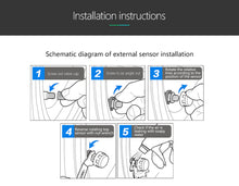 Load image into Gallery viewer, GERUIOU Tyre Pressure Monitoring System Solar Power Car External Tyre Sensor Digital LCD Display