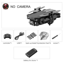 Load image into Gallery viewer, XKJ 2020 New Mini Drone 4K 1080P HD Camera WiFi Fpv Air Pressure Altitude Hold Black And Gray Foldable Quadcopter RC Drone Toy