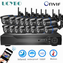 Load image into Gallery viewer, 16ch wireless cctv ip camera security system kit 1080P 8ch 4ch video surveillance outdoor 5MP nvr home security wifi camera set