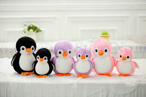 20-40cm Cute Penguin Plush Toys Purple/Black/Blue/Pink Stuffed Nanoparticle Animals birthday gift kids toys