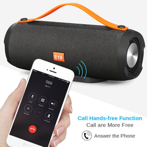Wireless Best Bluetooth Speaker Portable Outdoor Column Box Loud Subwoofer Stereo Speaker Support TF FM USB For Phone PC