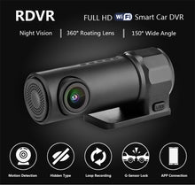 Load image into Gallery viewer, RDVR 360° Mini WiFi Car DVR Cam HD 1080P Night Vision dash Camera Smart auto video recorder with G-sensor
