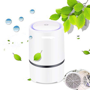 RIGOGLIOSO Air Purifier Air Cleaner for Home HEPA Filters 5v USB  cable Low Noise Air Purifier with Night Light Desktop GL2103