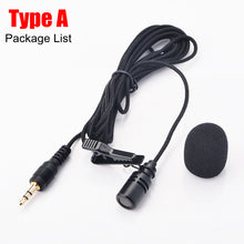 Load image into Gallery viewer, Ollivan Omnidirectional Metal Microphone 3.5mm Jack Lavalier Tie Clip Microphone Mini Audio Mic for Computer Laptop Mobile Phone
