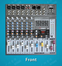 Load image into Gallery viewer, Freeboss ME82 Ultra low noise 4 Mono + 2 stereo 8 channels 16 DSP USB professional dj audio mixer console
