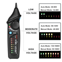 Load image into Gallery viewer, BSIDE AVD06 Non-contact Voltage Detector AC 12-1000V Test Pen Circuit Tester Power Socket Live Wire Check Dual Mode with 8 LED
