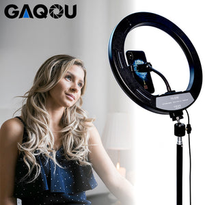 12" 30cm Photography LED Selfie Ring Light Dimmable Lamps Camera Phone Photo Lamp with Tripod For Youtube Live Makeup Studio