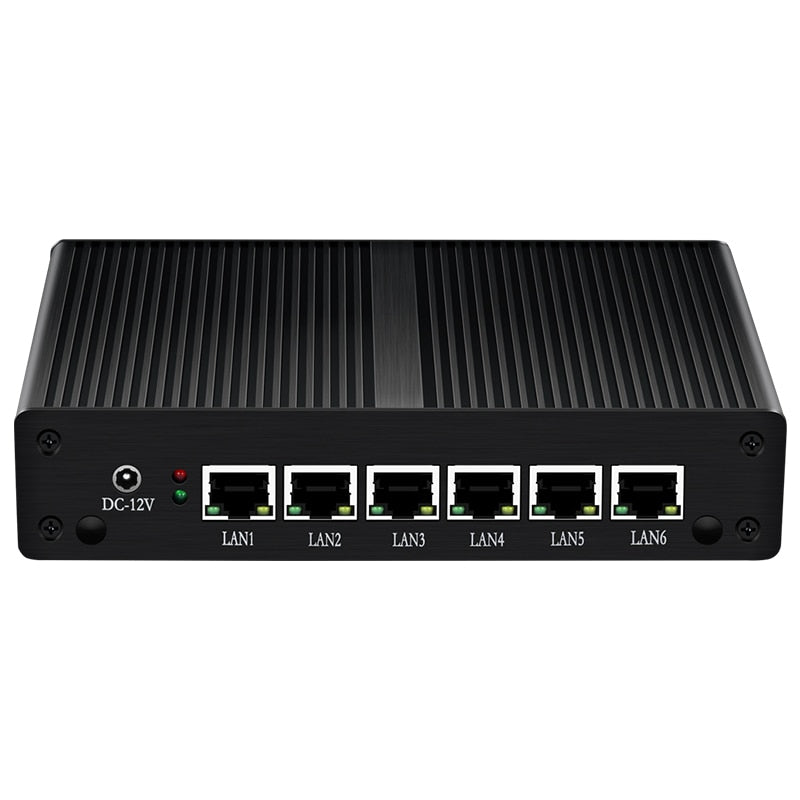 Firewall Router Intel Core i3 4010U 5010U AES NI Pfsense Mini PC 6 LAN Intel i211AT Gigabit Ethernet 4*USB HDMI WiFi 4G LTE SIM