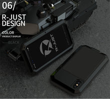 Load image into Gallery viewer, Heavy Duty Protection Doom armor Metal Aluminum phone Case for iPhone 11 Pro XS MAX SE 2 XR 6 6S 7 8 Plus X 5S Shockproof Cover
