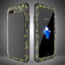 Load image into Gallery viewer, Heavy Duty Protection Doom armor Metal Aluminum phone Case for iPhone 11 Pro XS MAX SE 2 XR 6 6S 7 8 Plus X 5S Shockproof Cover
