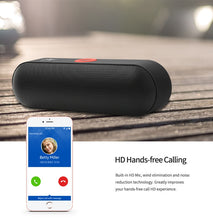 Load image into Gallery viewer, NBY S18 Portable Bluetooth Speaker with Dual Driver Loudspeaker,12 Hours Playtime,HD Audio Subwoofer Wireless Speakers with Mic
