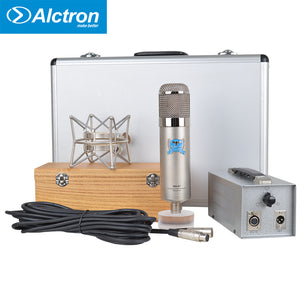 Alctron MK47 high performance multi-pattern wide diaphragm tube condenser microphone,professional studio mic for vocal recording