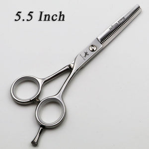 5.5/6 inch Professional Hairdressing scissors set Cutting+Thinning Barber shears High quality Personality Black and White styles