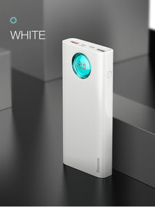 Baseus 20000mAh Power Bank Type C PD Fast Charging + Quick Charge 3.0 USB Powerbank External Battery For iPhone  Huawei etc