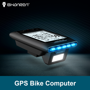 SHANREN DI-PRO GPS Bike Computer 96-Hour Cycling GPS Bicycle Computer with Headlight