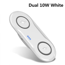 Load image into Gallery viewer, 20W Fast Charging Dock Station For Samsung S20 S10 S9 10W Dual Qi Wireless Charger Pad for Apple iPhone 11 XS XR X 8 Airpods Pro
