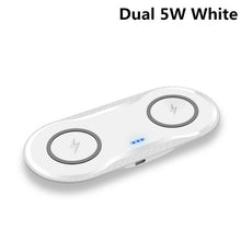 Load image into Gallery viewer, 20W Fast Charging Dock Station For Samsung S20 S10 S9 10W Dual Qi Wireless Charger Pad for Apple iPhone 11 XS XR X 8 Airpods Pro
