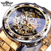 Load image into Gallery viewer, Jaragar 2017 Flying Series Golden Bezel Scale Dial Design Stainless Steel Mens Watch Top Brand Luxury Automatic Mechanical Watch
