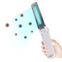 Load image into Gallery viewer, Portable UV Steriliser Ultraviolet UVC Disinfection lamp Foldable UV Germicidal light Sanitiser USB Travel Lamp
