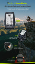 Load image into Gallery viewer, Meilan M1 Bike GPS Bicycle Computer GPS Navigation BLE4.0 Speedometer Connect with Cadence/HR Monitor/Power meter (not include)
