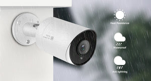 Unilook 8MP 4K IP Camera POE Outdoor Waterproof Audio CCTV Bullet Camera SD Card Slot Motion Detection ONVIF For PoE NVR 48V