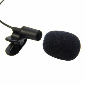 Universal Portable 3.5mm Mini Mic Microphone Hands Free Clip on Microphone Mini Audio Mic For PC Laptop Lound Speaker