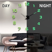 Load image into Gallery viewer, 2020 New Wall Clocks 3D DIY Clock Acrylic Mirror Stickers Home Decoration Living Room Quartz Needle Self Adhesive

